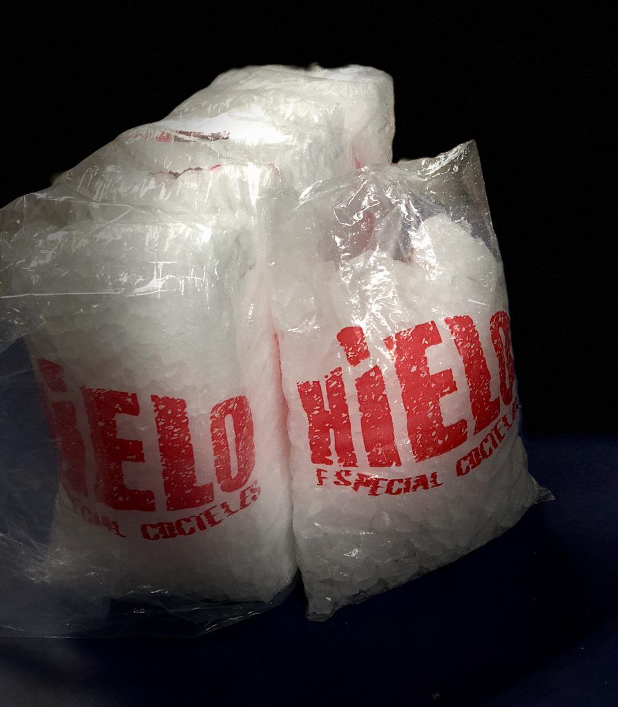 Hielo picado que no se pega