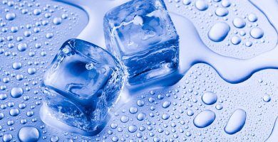 Hielo en cubitos