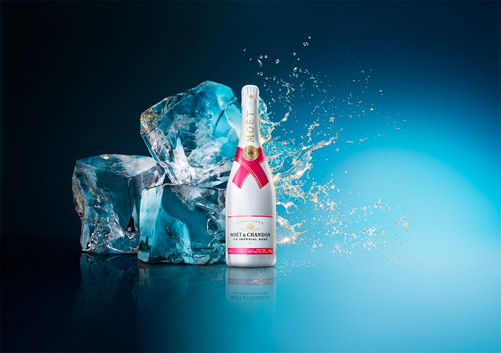 Hielo y Moet Chandon